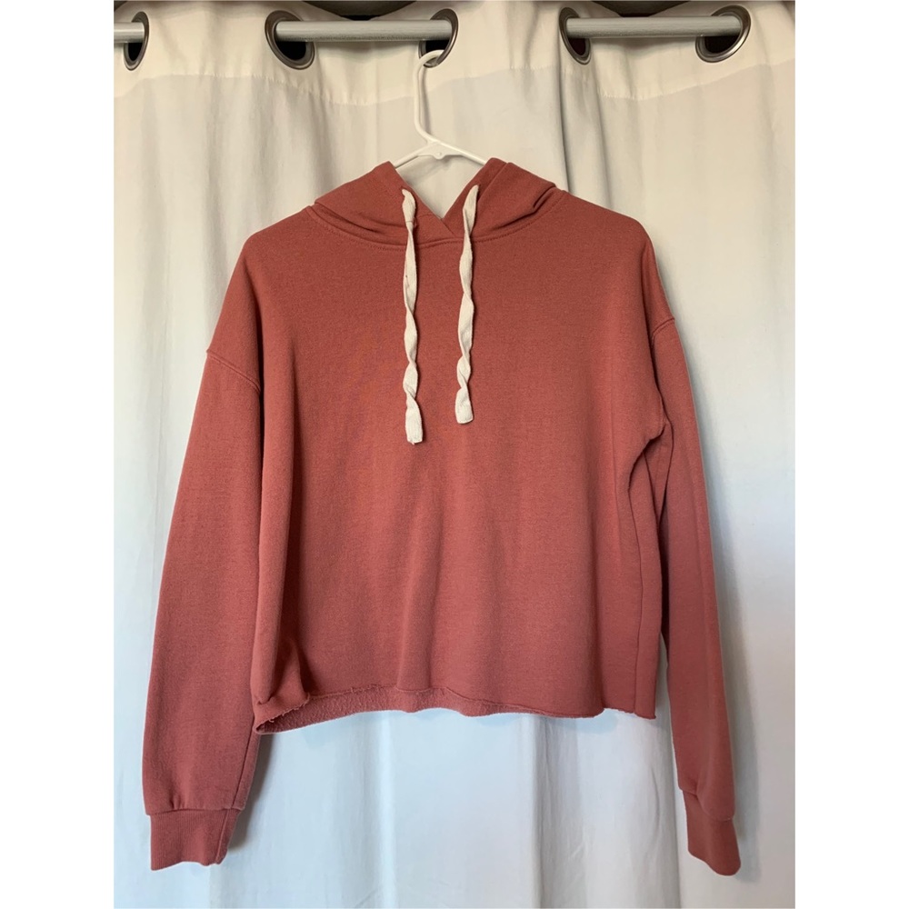 Cropped Coral Small Sweatshirt/Hoodie